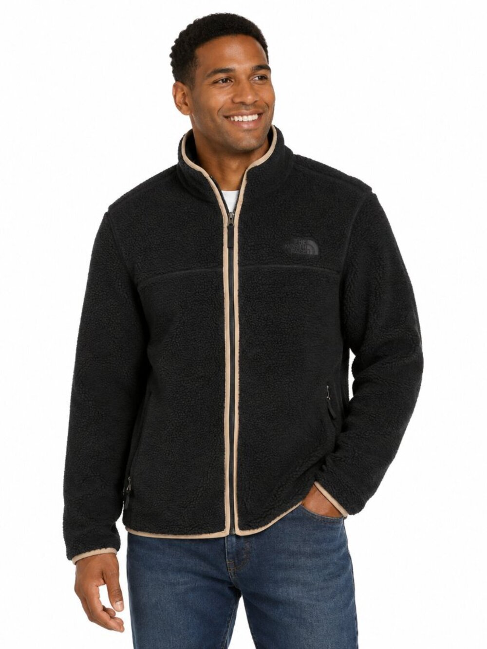 The North Face Men’s Black Fleece Hoodie Sweatshirt Size Large